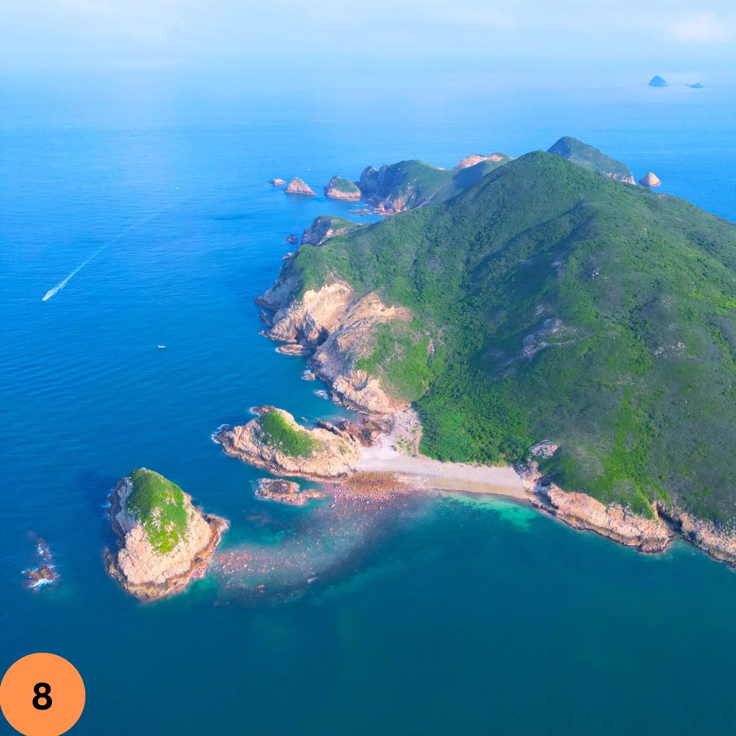 (HK) Geopark Hexagonal Rock Columns Coast Coasteering Tour
