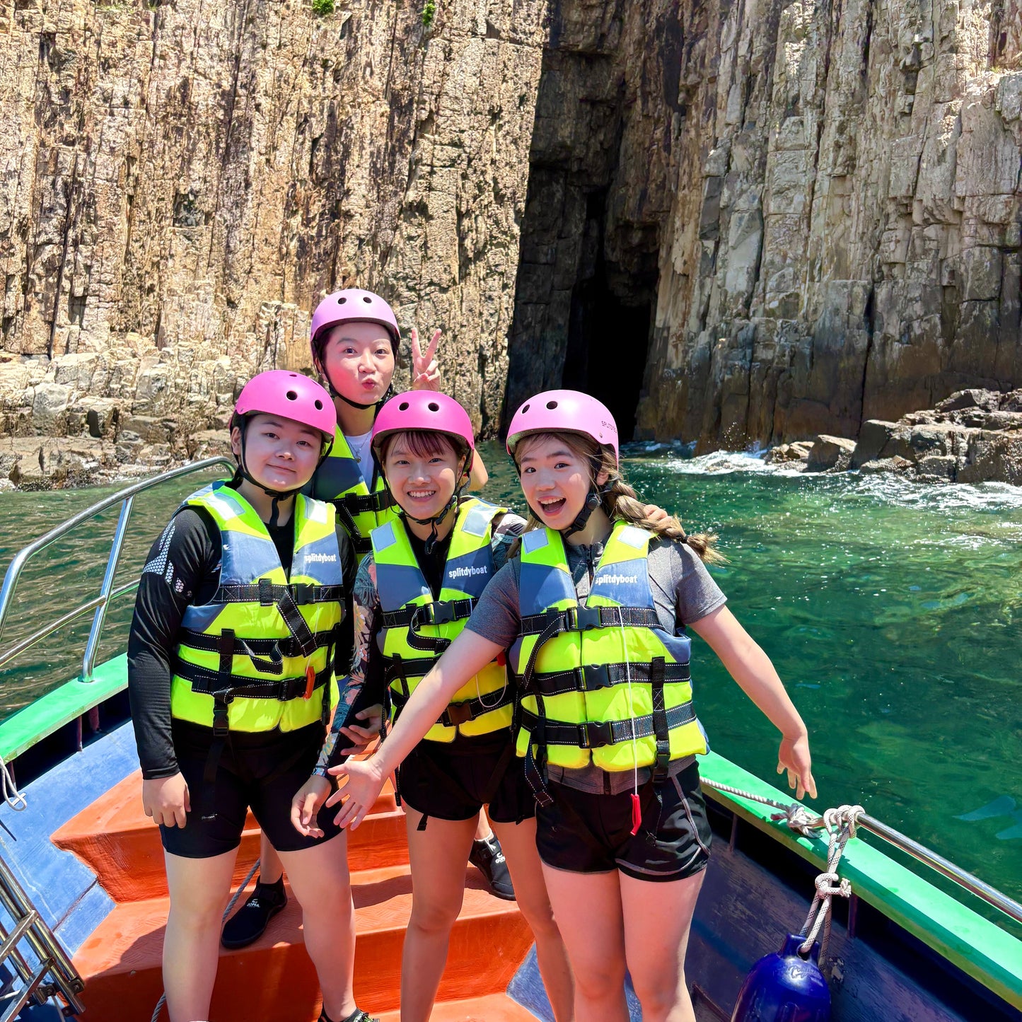 (HK) UNESCO Geopark Double Sea Arches Volcano Coasteering Tour