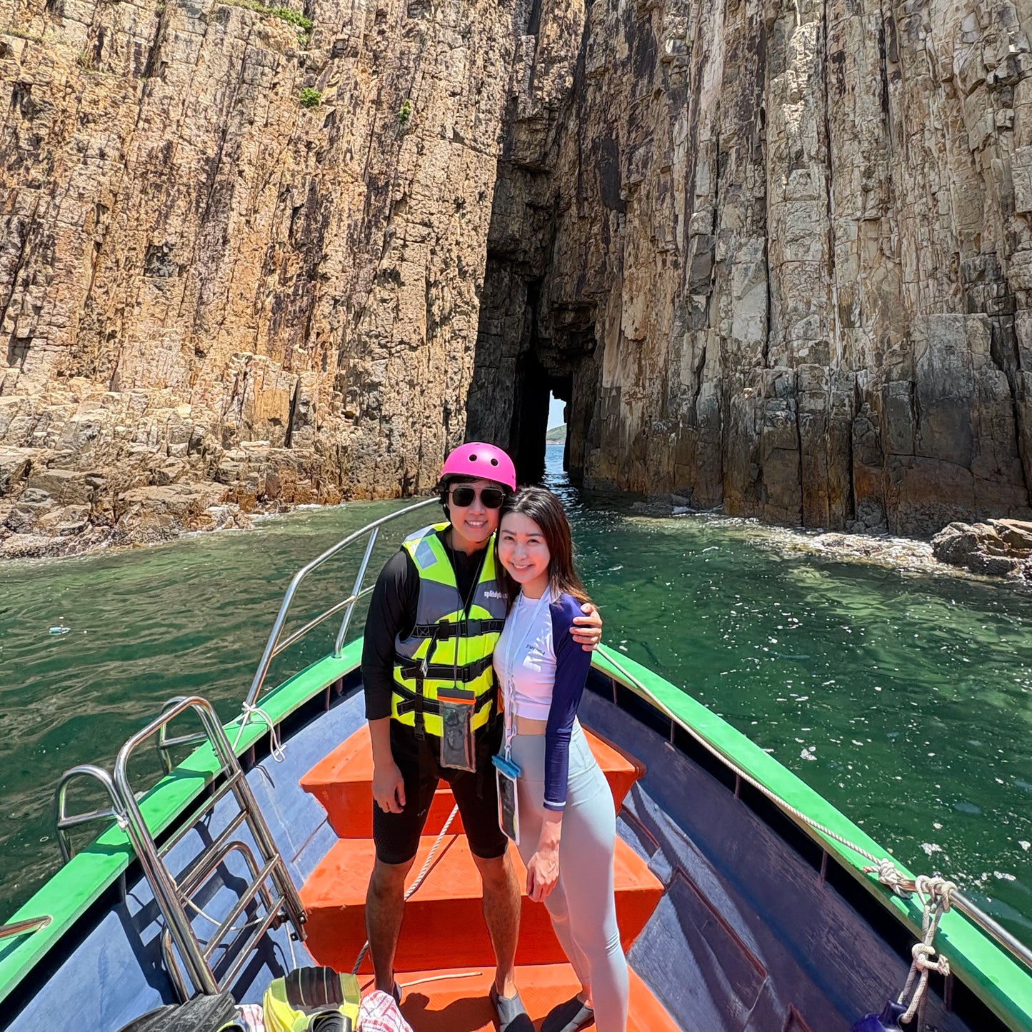 (HK) UNESCO Geopark Double Sea Arches Volcano Coasteering Tour