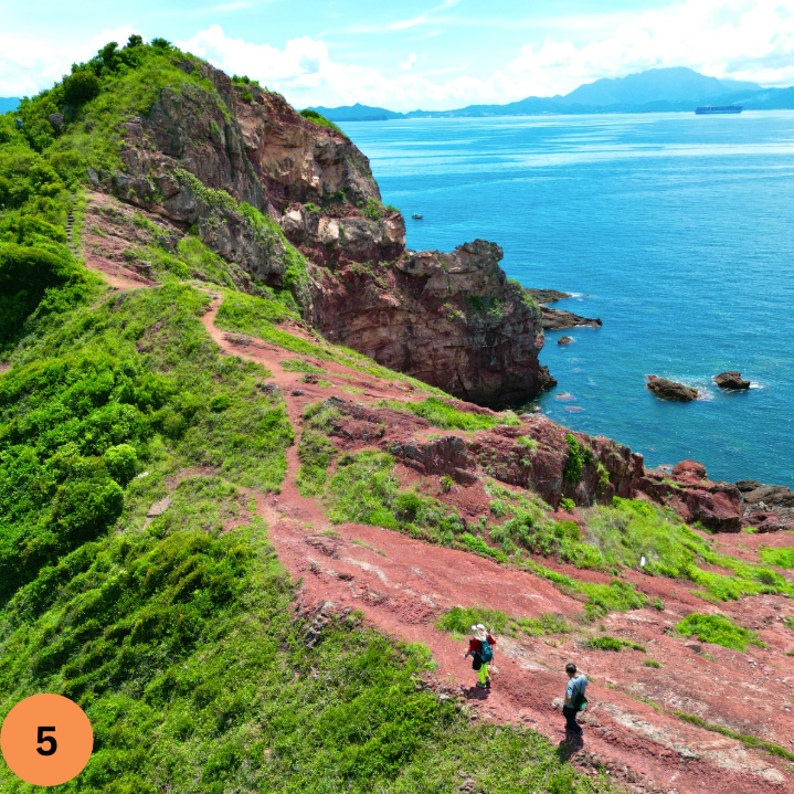 (HK) UNESCO Geopark Flaming Red Coast Island Hopping Tour